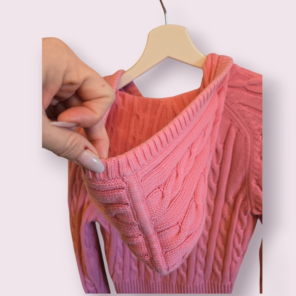 Vintage Tommy Hilfiger Pink Cable Knit Sweater - Picture 4 of 7